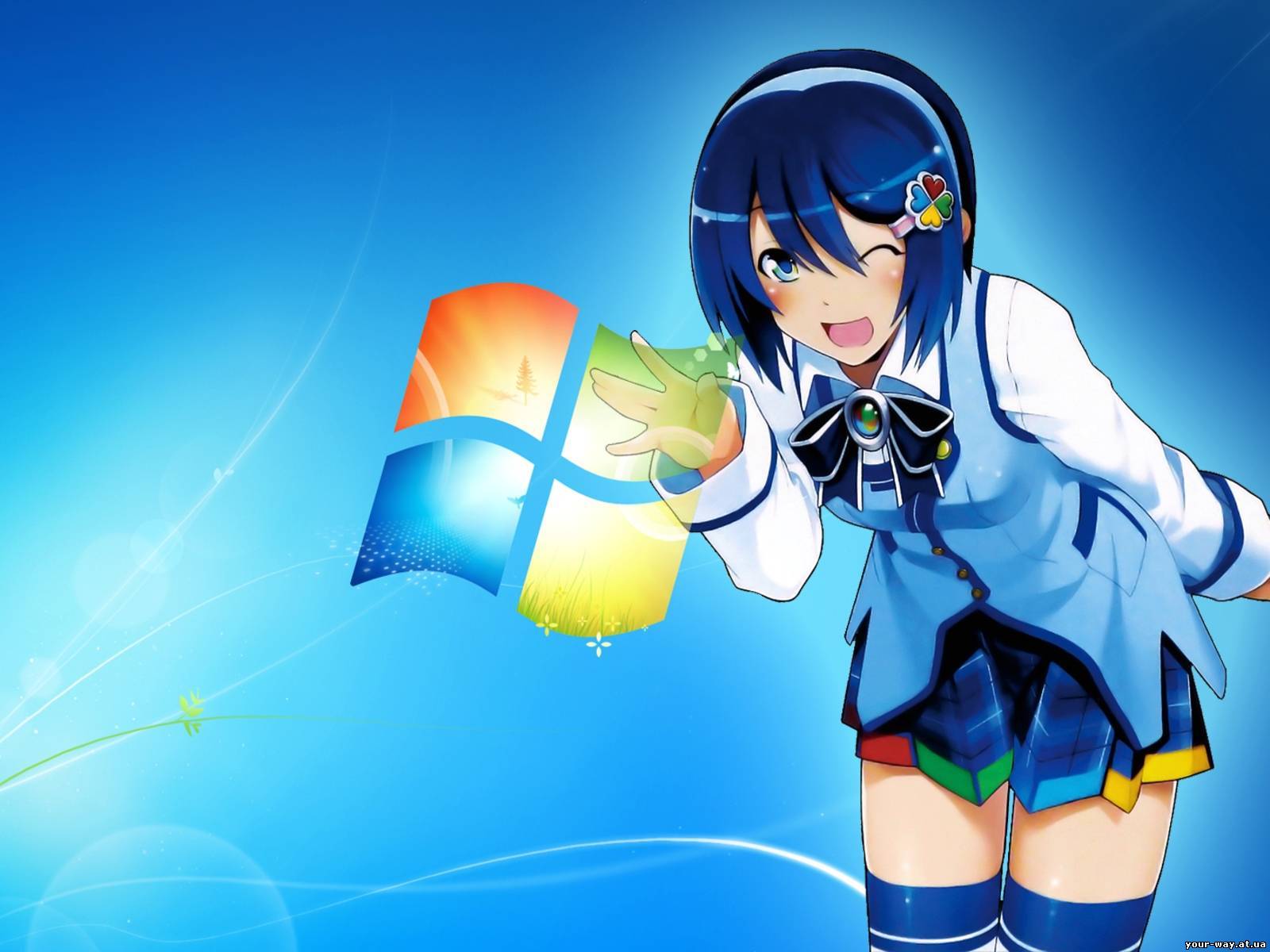 Название:Аниме для Windows 7 Нанами Мадобэ 2010 / Windows 7 - Madobe